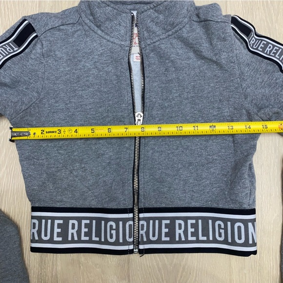 True Religion Cropped Zip up Sweater. Women’s xs - Picture 9 of 11